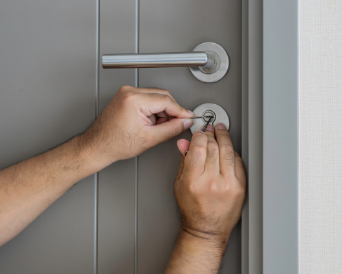 Ouverture de porte